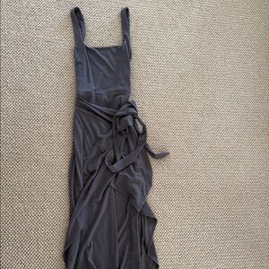 Wilfred Charcoal Maxi Dress